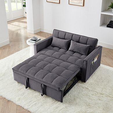 54.33 inch Versatile Foldable Sofa Bed in 3 Lengths