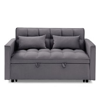 54.33 inch Versatile Foldable Sofa Bed in 3 Lengths