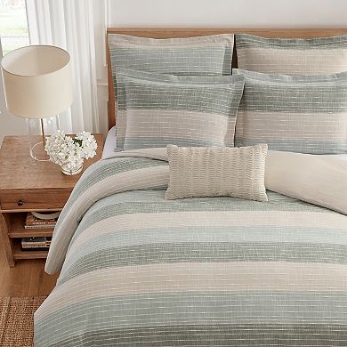Levtex Home Sand Stripes Sage Comforter Set