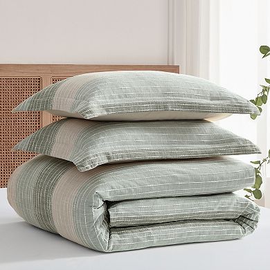 Levtex Home Sand Stripes Sage Comforter Set