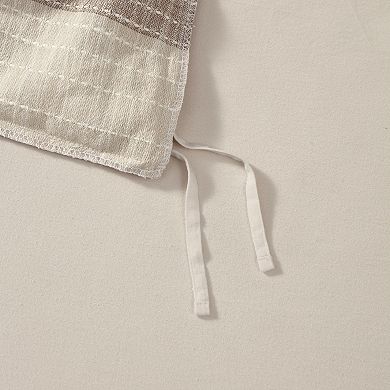 Levtex Home Sand Stripes Chocolate Duvet Set