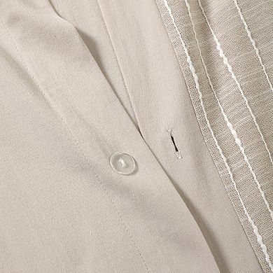 Levtex Home Sand Stripes Chocolate Duvet Set