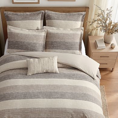 Levtex Home Sand Stripes Chocolate Comforter Set