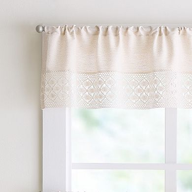 Peri Bahia Light Filtering 3-pc. Valance & Tier Set