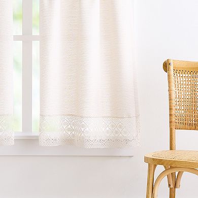 Peri Bahia Light Filtering 3-pc. Valance & Tier Set