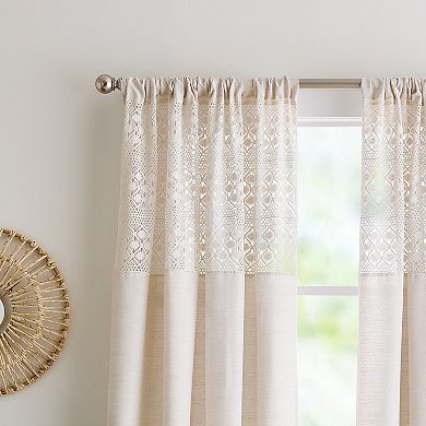 Peri Bahia Light Filtering Set of 2 Window Curtain Panels