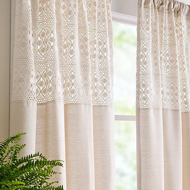 Peri Bahia Light Filtering Set of 2 Window Curtain Panels