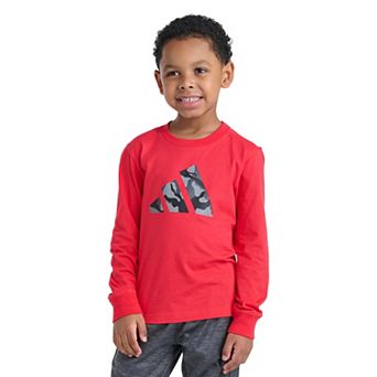 Toddler Boy adidas Long Sleeve Sportswear Camo Graphic Tee