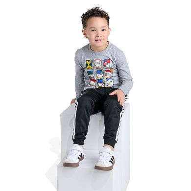 Boys 4-7 adidas Long Sleeve Sport Graphic Tee