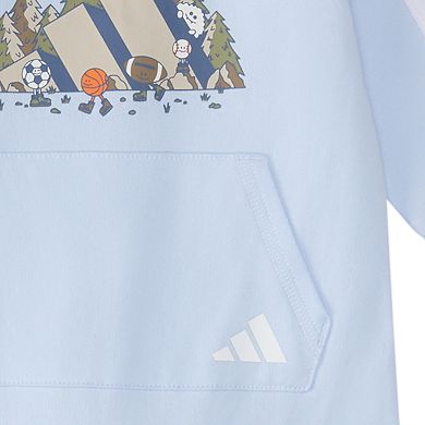 Baby Boy adidas Long Sleeve 3-Stripe Mountain Coverall
