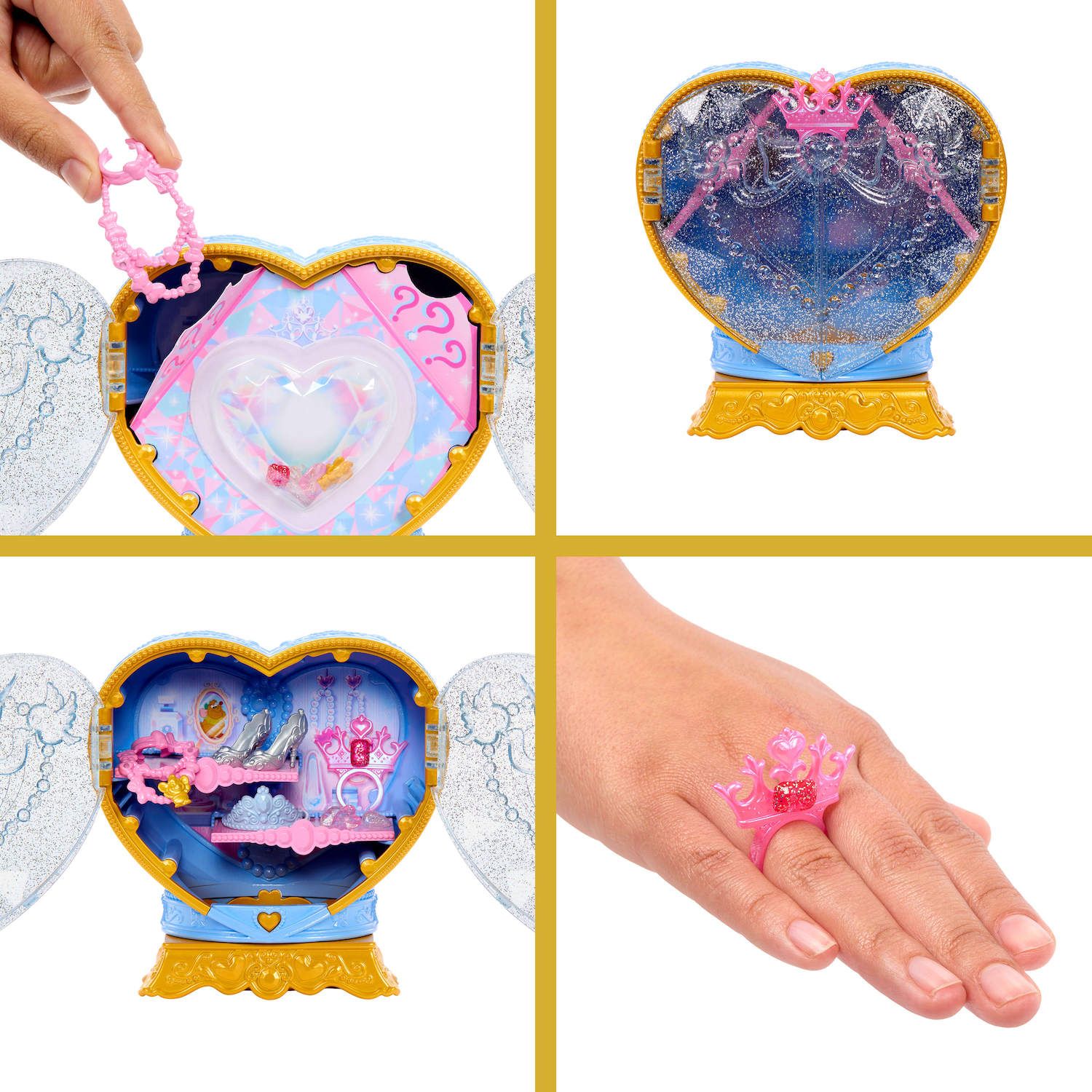 Детская кукла Disney Princess Jewel Reveal Cinderella w/ 8 Surprises & Accessories — фото 4