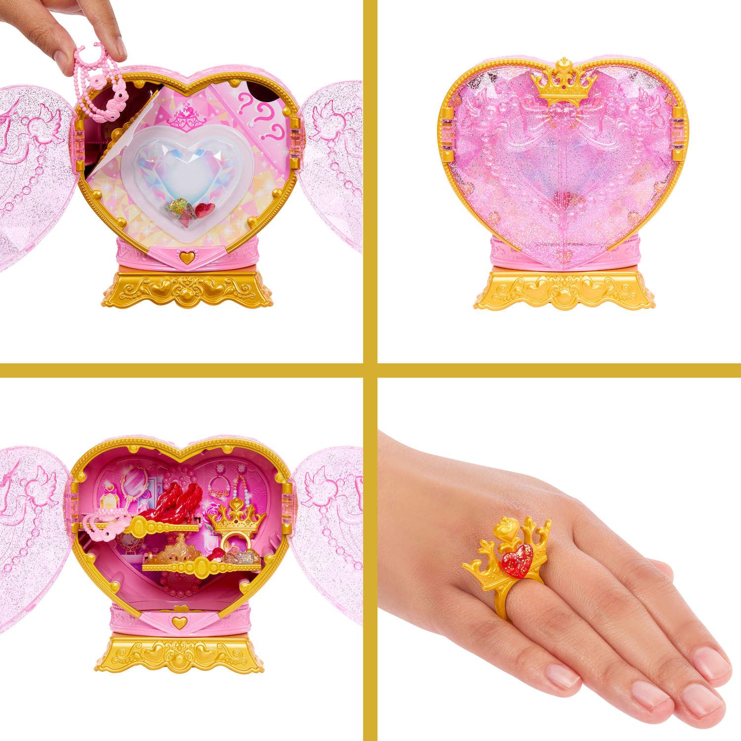 Детская кукла Disney Princess Jewel Reveal Belle w/ 8 Surprises & Gem Box — фото 4