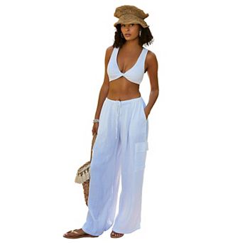 Swimsuits for All Women's Gauze Cargo Pant