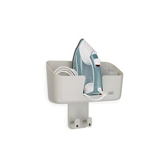 Joseph Joseph IronHub Wall-Mounted Iron Storage Caddy with Ironing Board Hook