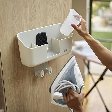 Joseph Joseph IronHub Wall-Mounted Iron Storage Caddy with Ironing Board Hook