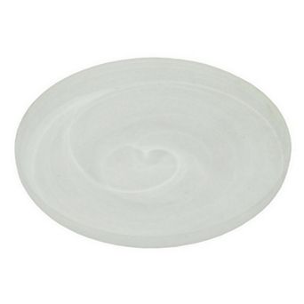 Niza Round Accent Planter Set of 2, White Weather Resistant Ceramic