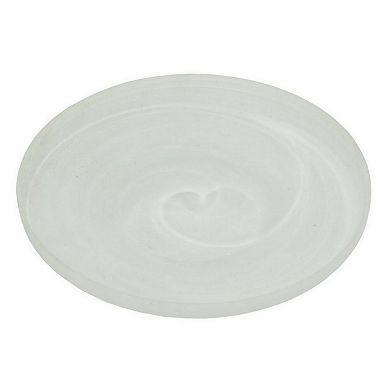 Niza Round Accent Planter Set of 2, White Weather Resistant Ceramic