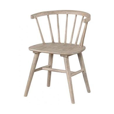 Yely Dining Chair Set of 2, Spindle Back and Shaker Legs, Black Wood