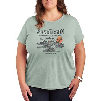 Plus Size Disney's Hocus Pocus The Sanderson Museum Of Witchcraft Graphic Tee