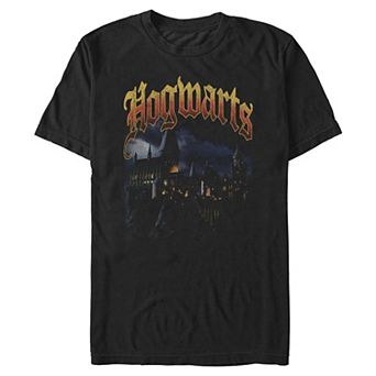 Big & Tall Harry Potter Hogwarts Castle At Night Graphic Tee