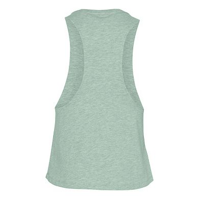 Bella Womens/Ladies Racer Back Cropped Sleeveless Tank Top