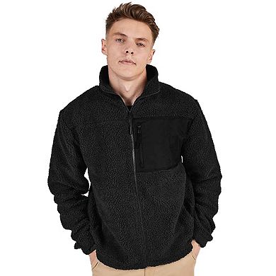 Front Row Unisex Adult Sherpa Fleece Jacket