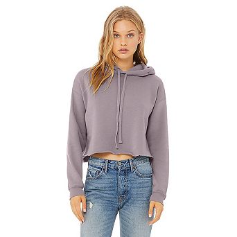 Bella + Canvas Womens/Ladies Cropped Fleece Hoodie