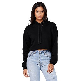 Bella + Canvas Womens/Ladies Cropped Fleece Hoodie