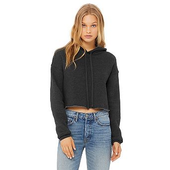 Bella + Canvas Womens/Ladies Cropped Fleece Hoodie