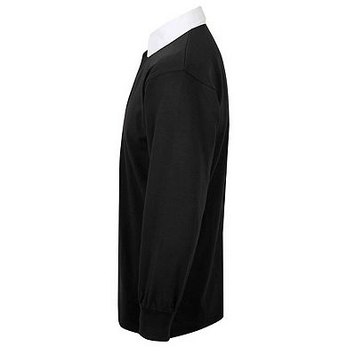 Front Row Long Sleeve Classic Rugby Polo Shirt