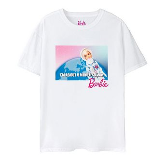 Barbie Womens/Ladies Running Late Space T-Shirt