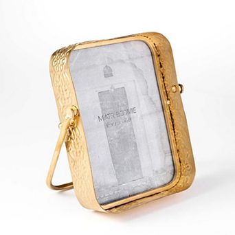 Loha 5x7 Rounded Picture Frame - Embossed Iron