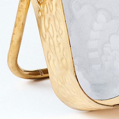 Loha 5x7 Rounded Picture Frame - Embossed Iron