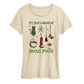 Women's Disney's Hocus Pocus It's Just A Bunch Of Hocus Pocus Graphic Tee