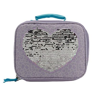 Sequin Kitty 5-Piece Kids Backpack Set