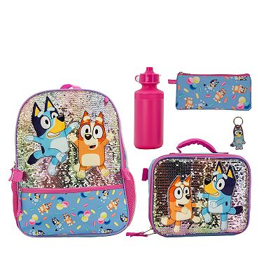 Bluey 5-Piece Backpack Set