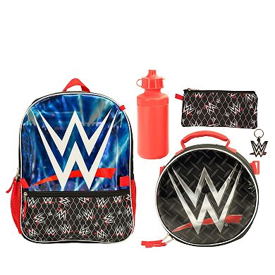 WWE 5-Piece Backpack Set