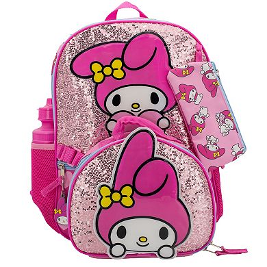 My Melody 5-Piece Backpack Set with Accessories
