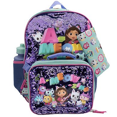 5-Piece Girls Backpack Set with Accessories