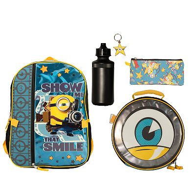 Minions 5-Piece Backpack Set