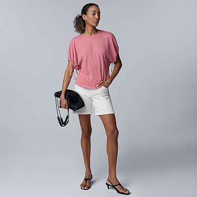 Women's Simply Vera Vera Wang Bubble Sleeve Popover