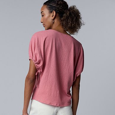 Women's Simply Vera Vera Wang Bubble Sleeve Popover