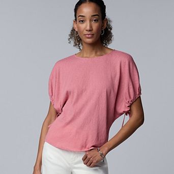 Women's Simply Vera Vera Wang Bubble Sleeve Popover
