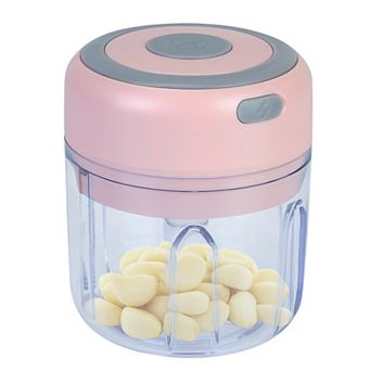 Mini Electric Garlic Chopper 8.45oz Cordless Food Blender for Garlic & Veggies