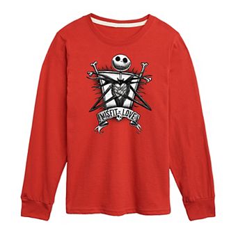 Boys 8-20 Disney's The Nightmare Before Christmas Jack Skellington Graphic Long Sleeve Tee