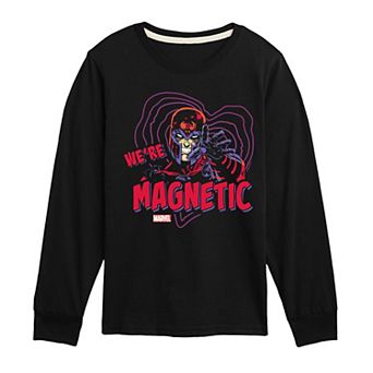 Boys 8-20 Marvel Magneto We're Magnetic Long Sleeve Graphic Tee
