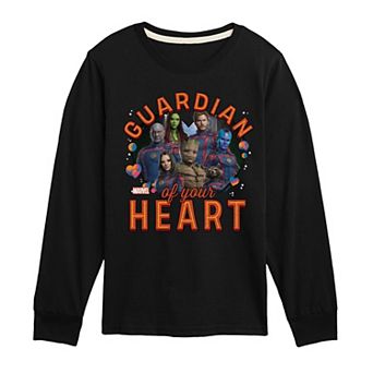 Boys 8-20 Disney's Guardians Of The Galaxy Guardian Of Your Heart Long Sleeve Graphic Tee