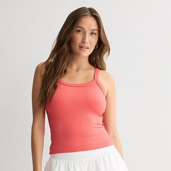 Juniors' SO® Sporty Rib Tank Top