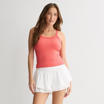 Juniors' SO® Sporty Rib Tank Top