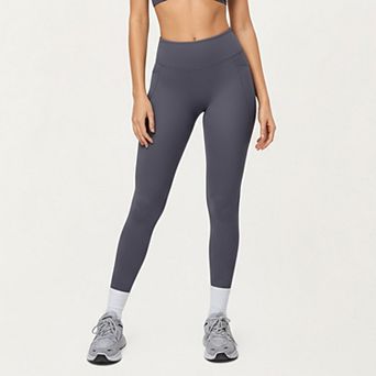 Women's High Waist Full Length Leggings with Side Pockets and Smooth Compression Fit